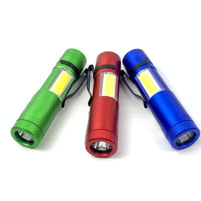 Custom New product Portable Multifunctional Mini Tool LED Flashlight Keychain Aluminum SMD flashing Torch